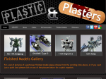 Plasticandplasters website page